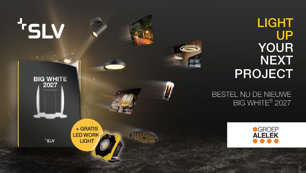 BIG WHITE&reg; 2027: vraag nu de nieuwe catalogus aan met alle verlichting van SLV